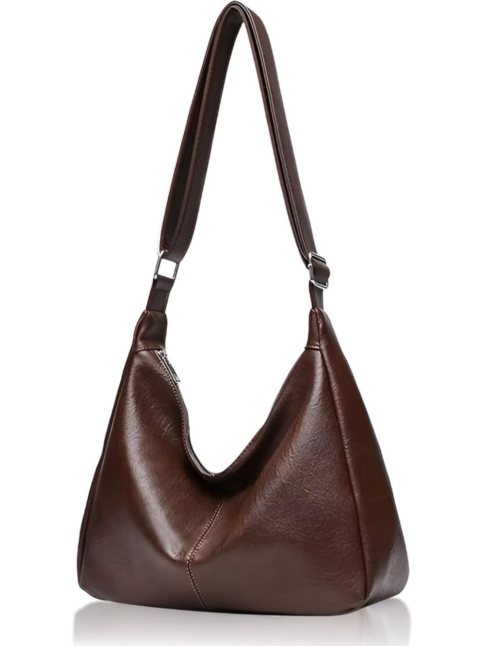 Slouchy Hobo Bags for Women Soft Vegan Leather Shoulder Bag Vintage Crossbody Pu